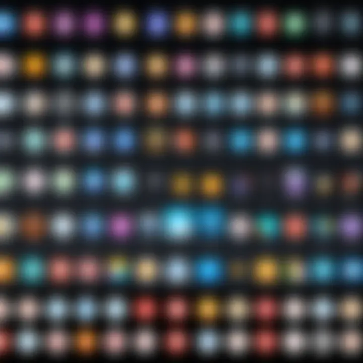 A visual representation of the evolution of animation apps over time.