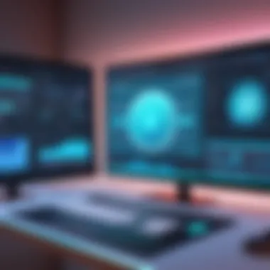 A vibrant interface showcasing various animation tools and features.