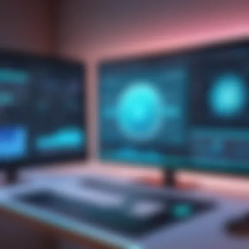 A vibrant interface showcasing various animation tools and features.