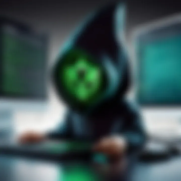 Illustration depicting advantages and risks of using Tor