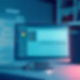 Innovative assessment software interface on a computer screen