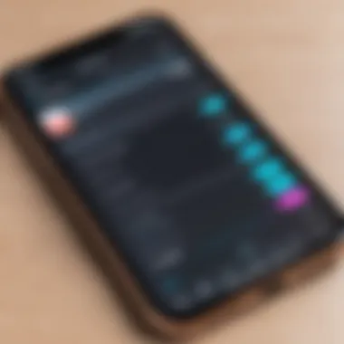 Personalized workout plan displayed on a smartphone