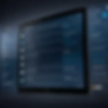 User Interface of Leading WMS User interface of a top WMS with key features highlighted