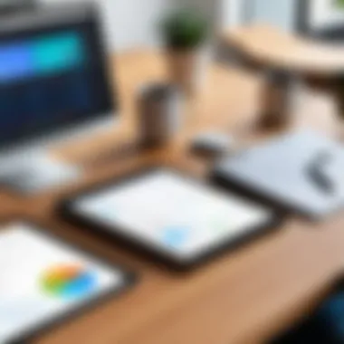 Collaboration Tools in Chime Meeting App Visual representation of Chime Meeting App's collaboration tools.