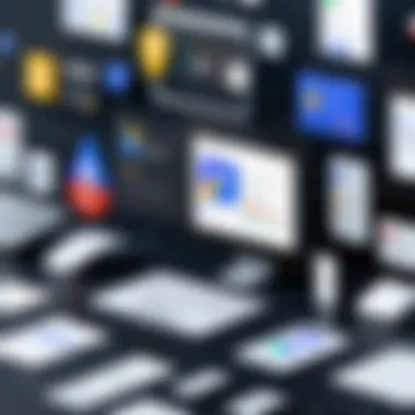 Diverse Forms of Ad Fraud Illustration of various types of ad fraud