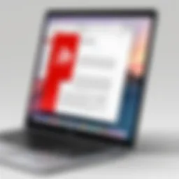 User interface of Adobe PDF Editor on Mac