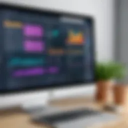 Veterinary software dashboard showcasing user interface