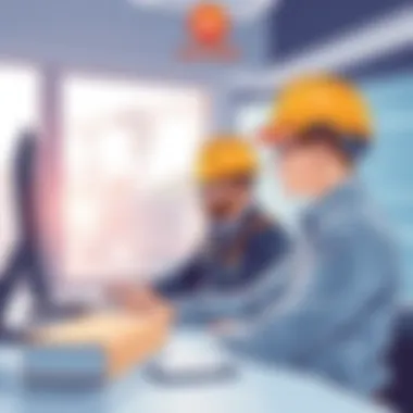 Construction professionals utilizing Accubid Anywhere