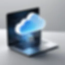 Diagram showcasing cloud storage advantages for Mac users