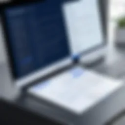 Screenshot showcasing WordPerfect's user interface with prominent features highlighted.