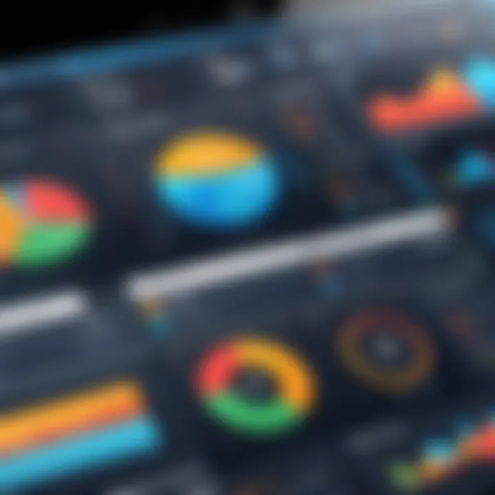 Dashboard illustrating CRM metrics for logistics