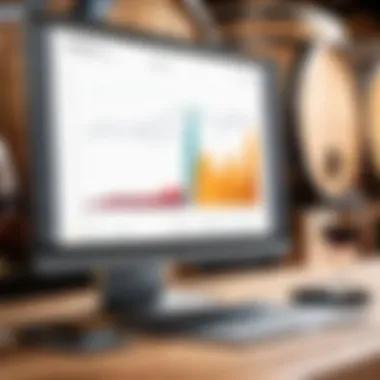 Customer Engagement Metrics in Winery Operations Graph illustrating customer engagement metrics in wineries