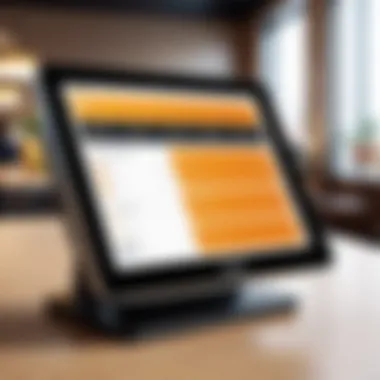 Modern Digital Dining POS Interface Overview of a modern digital dining POS interface
