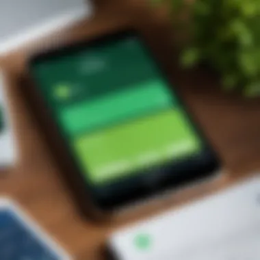 User Interface of Acorns App