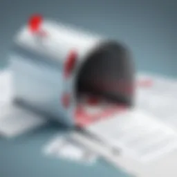 Visual representation of targeted direct mail strategy