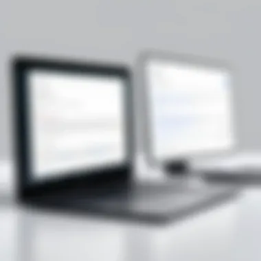 Privacy-Focused Search Technology Illustration of privacy-focused search engine technology