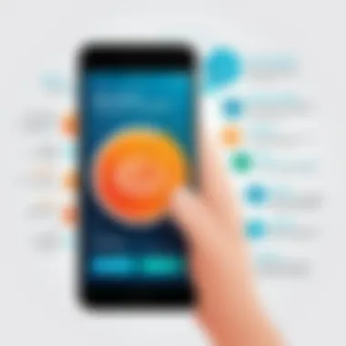 Benefits of ClearCareOnline Caregiver App Illustration highlighting the benefits of using the ClearCareOnline app in caregiving.