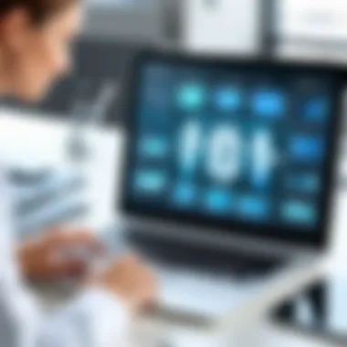 Data Management and Patient Coordination Diagram representing data management and patient coordination within the app.
