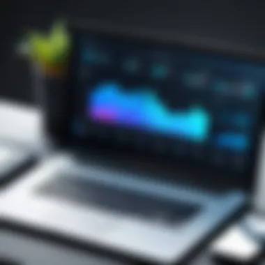 Financial Data Analytics in Expense Tracking A visual representation of financial data analytics.