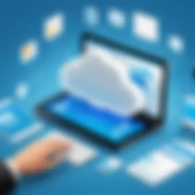 Key Features of Cloud-Based Expense Tracking Applications An illustration showcasing the features of expense tracking software.