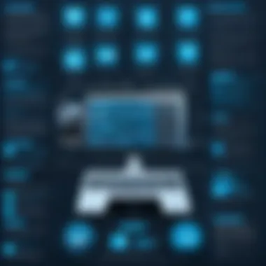Technical Aspects of Remote Control Software Diagram illustrating technical aspects of remote control software