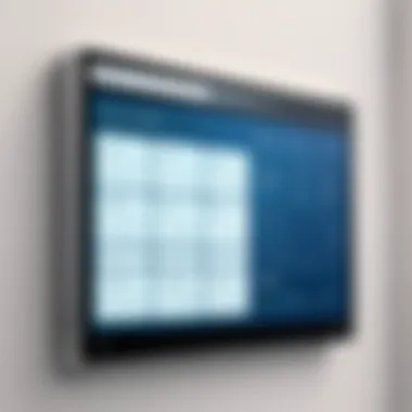 User interface display of a free room scheduling tool.