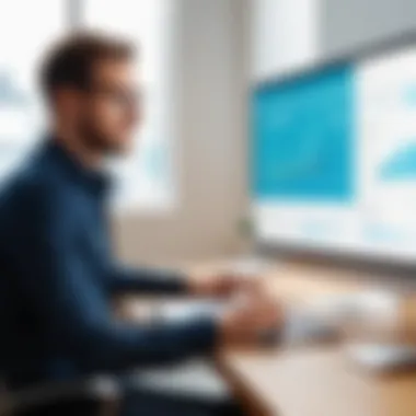 Making Informed Decisions with Scheduling Software Business owner making data-driven decisions
