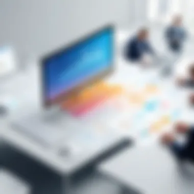 Collaboration Among Teams Utilizing Scheduling Tools Business team collaborating using scheduling tools