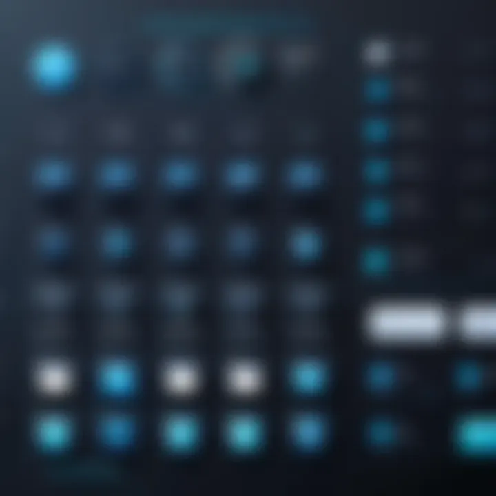Overview of different widget types