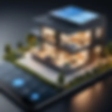 User interface showcasing house design features