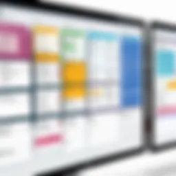 A visual representation of the Kanban board showcasing task flow.
