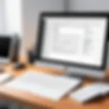 Modern PDF Editing Tools A sleek interface of a PDF editor showcasing editing tools