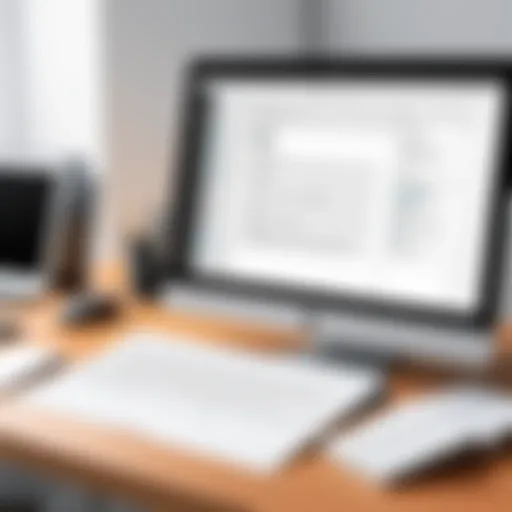 Modern PDF Editing Tools A sleek interface of a PDF editor showcasing editing tools