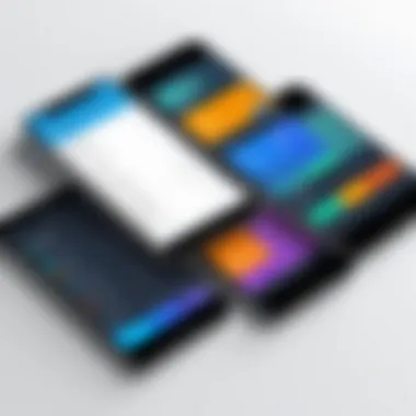 Mobile Interface of Field Sales Tracking Apps A modern mobile interface showcasing field sales tracking features.