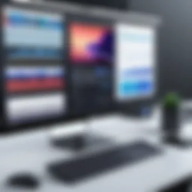 Diverse Screen Recording Interfaces A screenshot of a desktop with multiple screen recording software open, showcasing their interfaces.