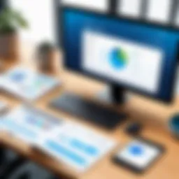 Visual representation of web-based accounting features