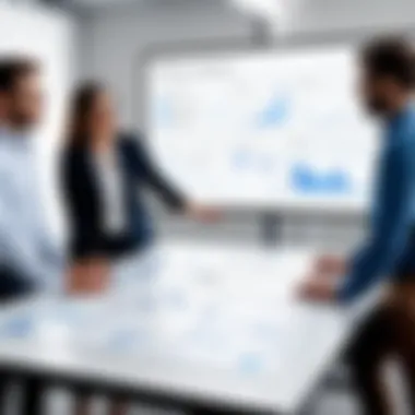 Dynamic Collaboration Dynamic collaborative session on a virtual whiteboard