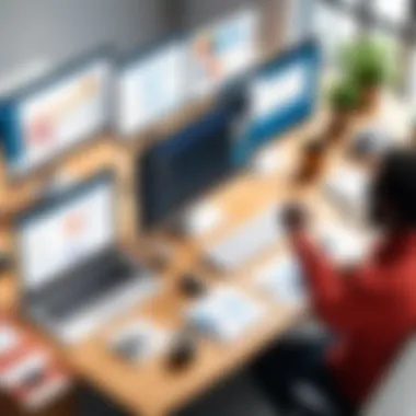 Collaboration Tools for Enhanced Productivity Illustration of team collaboration tools