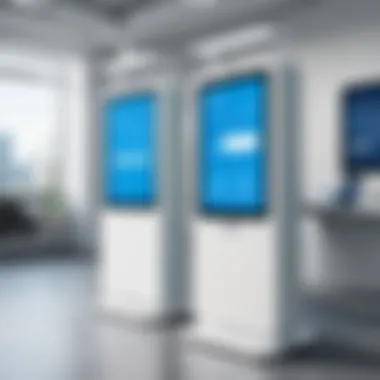 Kiosk applications in a healthcare environment