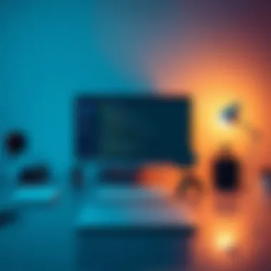 A clean and organized desktop environment reflecting macOS efficiency