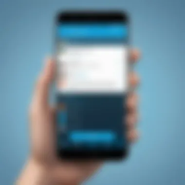 Salesforce Live Chat Accessibility on Mobile Devices Mobile device displaying Salesforce Live Chat on-the-go