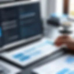 Visual representation of contract management workflow