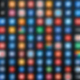 A visual representation of popular social media logos