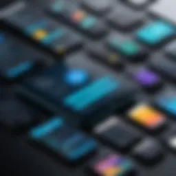 Visual representation of no code app development platforms