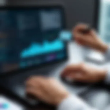 Data Analytics in Contract Management Using OCR A digital dashboard showcasing contract analytics powered by OCR