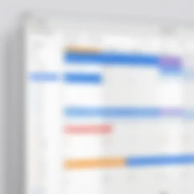 Efficient Calendar Interface for Volunteer Management Calendar interface showcasing volunteer slots