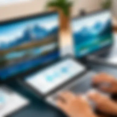 Overview of Patagonia EHR Functionalities A digital interface showcasing Patagonia EHR features