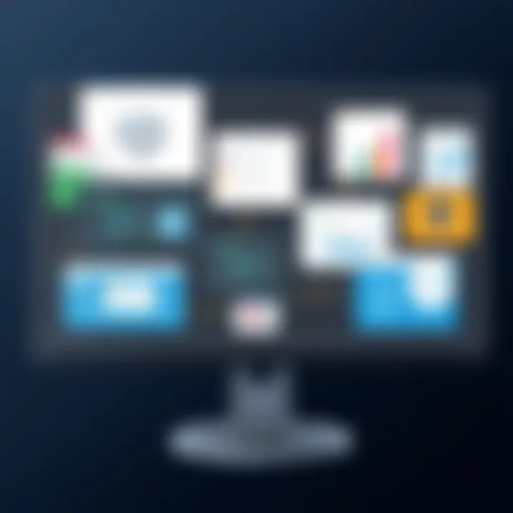 Diverse Personal Task Manager Applications Overview of various personal task manager applications on a digital screen