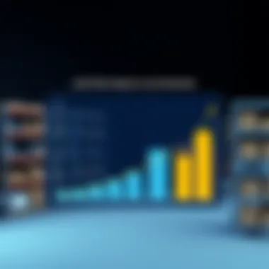 Graph showing cash flow impact of overstock