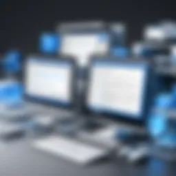 Visual representation of automation tools in MS Word
